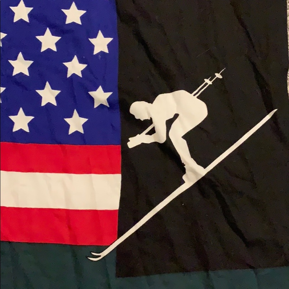 Huge SUI downhill skier scarf